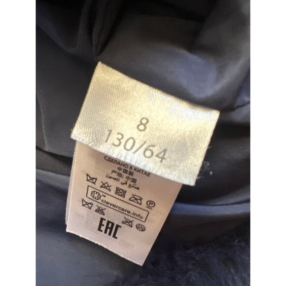 Stella McCartney Kids Faux Fur & Denim Hooded Jacket – Size 8 (130/64) - Picture 8 of 11